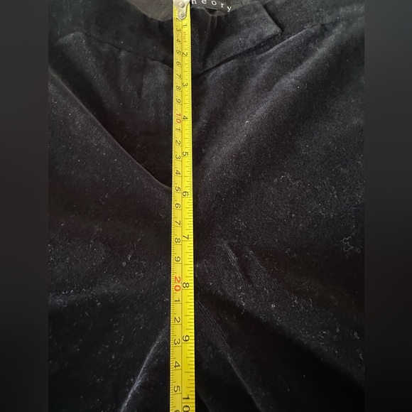 NWT Theory velvet flares beaded tuxedo stripe - Picture 5 of 8